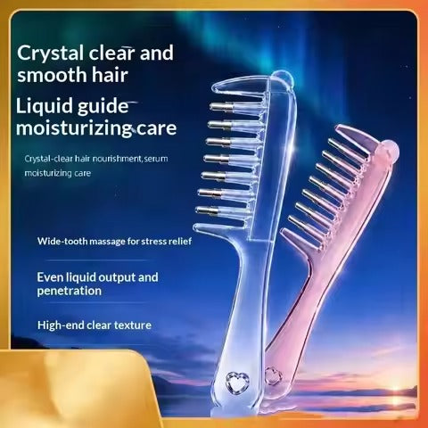 Scalp Massage & Relaxing Comb with Rolling Balls – Gentle Head Massager Comb