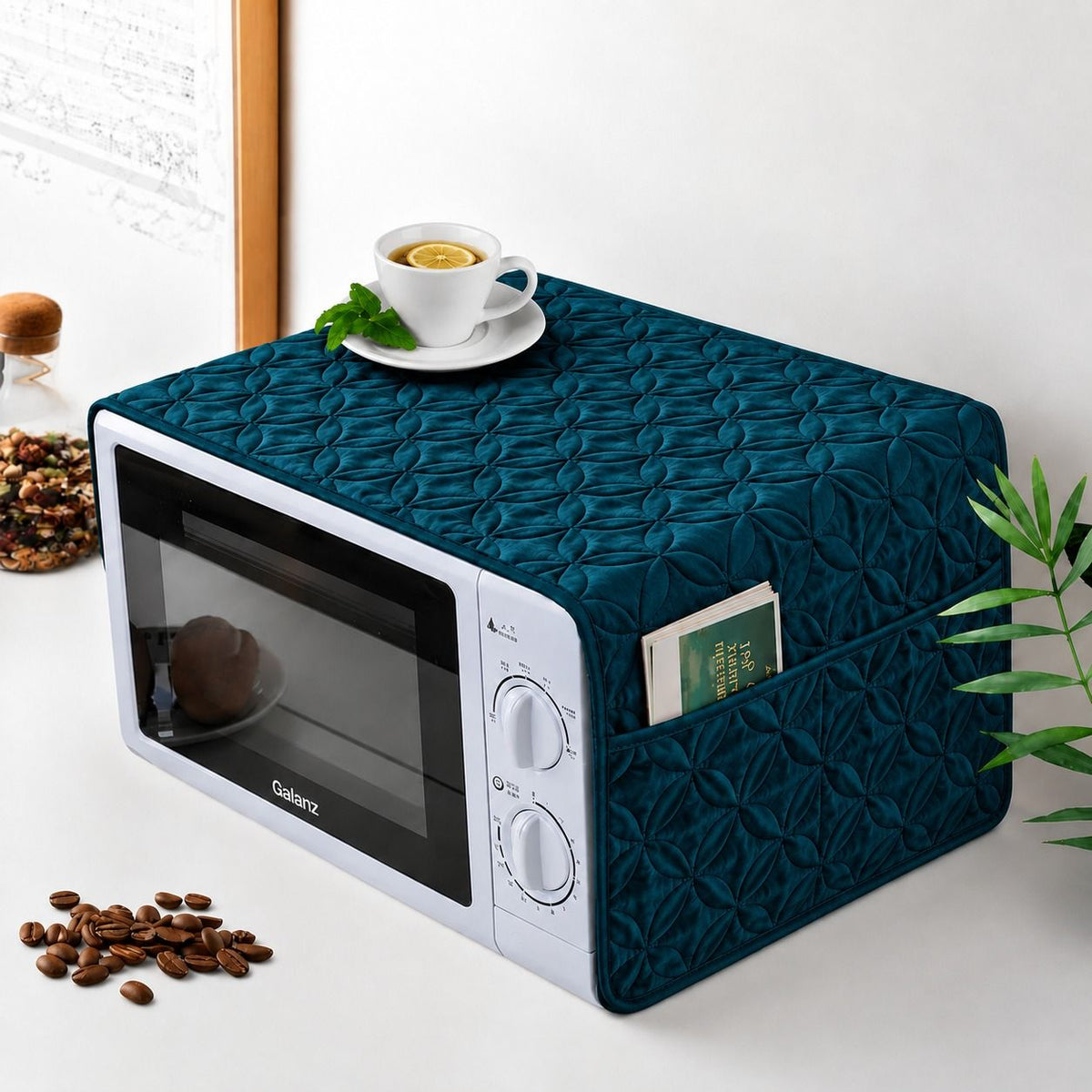 Ultrasonic Quilted Microwave & Oven Top Dust Cover –