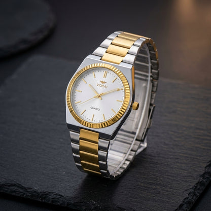 Wokai Stainless Steel Waterproof Men’s Watch